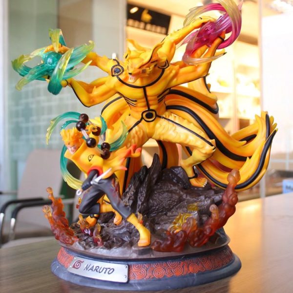 Mô hình Uzumaki Naruto và Cửu vĩ Kurama
